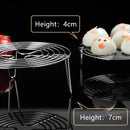 Axyaa Stainless Steel Steaming Rack - Durable Cooling Holder for Pressure Cooker