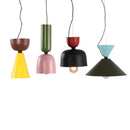 Axyaa Macaron Colors Pendant Lamp: Creative Personality Indoor LED Ceiling Light