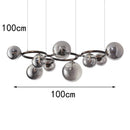 Axyaa LED Chandeliers: Modern Hanging Lights for Living Room and Dining Room
