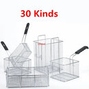 Axya Stainless Steel Fryer Screen French Fries Colander Strainer Mesh Basket