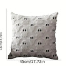 Axyaa Halloween Ghost Plush Cushion Cover - Fun Holiday Home Decor for Living Room