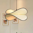 Axyaa Wabi-sabi Fabric Chandeliers: LED Retro Lights for Home Decor