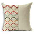 Axyaa Mandala Graffiti Cushion Cover 45x45cm Linen Pillow Case for Sofa Bed Decor