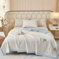 Axyaa Summer Cool Quilt | Single Bed | Machine Washable | Cotton Fill