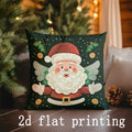 Axyaa Christmas Decorative Pillow Covers for Sofa Bedroom Car Cushion