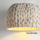 Axyaa Handmade Woven Rope Bar Pendant Lamp