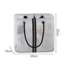 Axyaa Mesh Drainage Bathing Basket: Large Capacity, Foldable, Shower Bag for Travel & Home