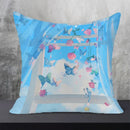 Axyaa Patterned Cushion Cover 45*45 for Sofa, Square Decor Pillowcases