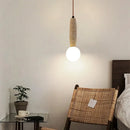Axyaa Retro Stone LED Chandelier with Glass Lampshade for Bedroom Decor