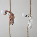 Axya Resin Lizard Pendant Light: Animal Chandelier for Living Room & Children's Room Decor