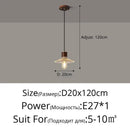 Axyaa Glass LED Pendant Light: Stylish Interior Lighting Chandelier for Bedroom, Dining Room, Study Room