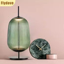 Axyaa Retro Glass Desk Lamp LED Bedroom Lighting