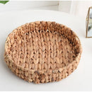 Axyaa Wicker Rattan Snack Storage Box Jewelry Dish Kitchen Supplies in Various Sizes