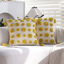 Axyaa Boho Style Tufted Cushion Cover with Tassels - 45x45cm