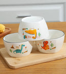 Axyaa Cartoon Ceramic Tableware Set - 4 Pieces