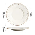 Axyaa Ceramic Plate Set for Molecular Cuisine and Steak, Snacks, Pasta Dish Serving