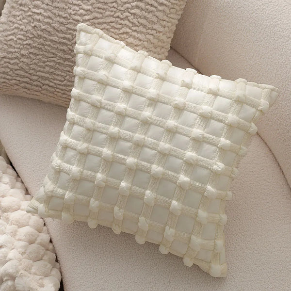 Axyaa Nordic Style Soft Square Cushion Cover for Home Decor - Creative Design