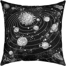Axyaa Sun Moon Bohemian Sofa Pillowcase - 45x45 Linen Decorative Cover