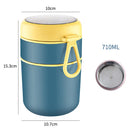 Axyaa Stainless Steel Food Thermal Jar - Keeps Food Hot - 530ml/710ml