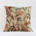 Axyaa Tropical Plant Leaves Cushion Cover for Home Decor