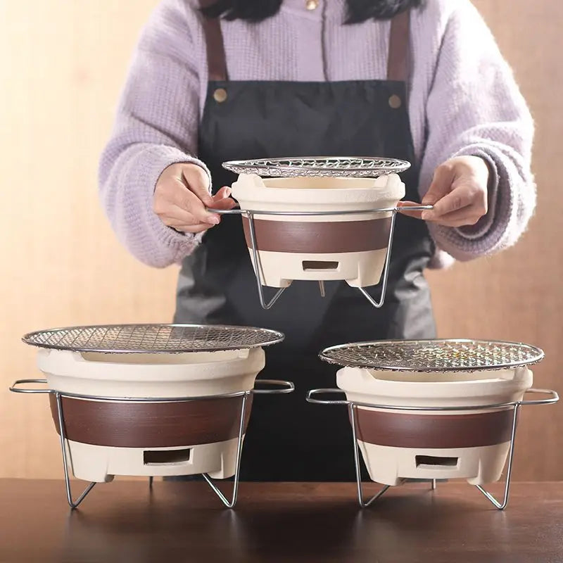 Axya Outdoor Camping Set: Teapot, Grill & Barbecue Supplies