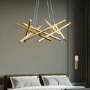 Modern Nordic LED Chandelier with Remote Control for Living, Dining, and Kitchen Room Decor by Axyaa