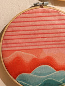 Axyaa Colorful Bamboo Circle Wall Hanging Room Decor Aesthetic Boho Style Gift