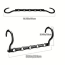 Axyaa 5-Hole Folding Hanger: Space-saving, Multifunctional, Windproof - Ideal for Apartments, Dorms, Families