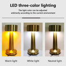 Axyaa LED Metal Touch Table Light: Rechargeable Night Lights for Bar, Coffee Table & Restaurant