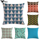 Axyaa Diamond Geometry Pillow Cover - Geometric Print Cushion Case 45x45cm