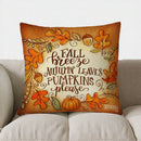Axyaa Autumn Leaves & Berries Decorative Pillow Cover