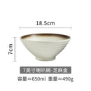 Axyaa Large Ramen Bowl, Japanese Style Ceramic Soup Bowl, Creative Tableware