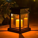 Axyaa Solar Palace Lantern Hanging Candle Lamp Outdoor Landscape Lighting