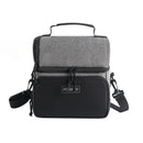 Axyaa Multicolor Insulated Lunch Bag: Double-Layer Portable Work Lunch Box, Large Capacity