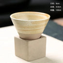 Axyaa Rough Pottery Teacup - Retro Cone Ceramic Coffee Cup - Home Art Decor Mug