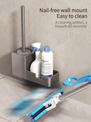 Axyaa Bathroom Toilet Shelf & Brush Storage