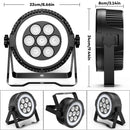 Axyaa RGBW LED Par Lights for Party Concert Wedding Theater Stage Effects