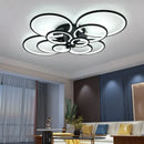 Nordic Style Modern Ceiling Lamp Set by Axyaa for Living Room and Bedroom