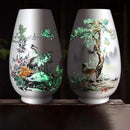Axyaa Jingdezhen Ceramic Vase for Home Decor and Office Ornaments