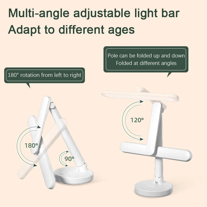 Axya Foldable LED Desk Lamp with Rechargeable Battery