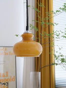 Axyaa Nordic French Milk Glass Chandelier in Postmodern Style