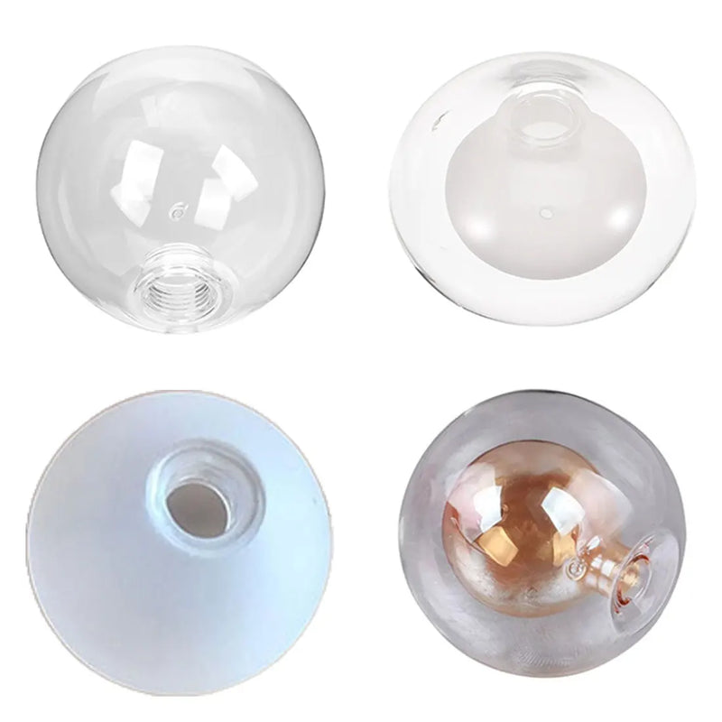 Axyaa Glass Shade Cover Replacement for Globe Fixture with 2cm Screw Fitter Opening
