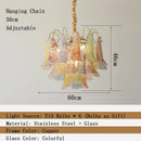 Axyaa Retro Luxury Glass Pendant Light for Living, Bedroom, Dining Room