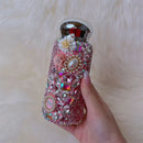 Axyaa Shiny Diamond Stainless Steel Thermal Water Bottle Vacuum Flask Insulation Cup
