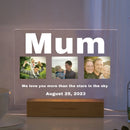 3D Acrylic Photo Lamp: Personalized LED Night Light by Axyaa for MOM DAD Family & Friends