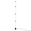 Axyaa Golden Hourglass Floor Pendant Lamp for Living Room, Bedroom - Minimalist Atmosphere