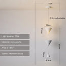 Axyaa Minimalist LED Art Hourglass Chandelier for Home Decoration
