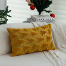 Axyaa Christmas Tree Cushion Cover 45x45cm Plush for Living Room Sofa Party