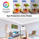 Axyaa Dimmable LED Ceiling Light with Remote Control - Modern Chandelier for Bedroom and Living Room