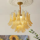 Axyaa Luxury Glass Pendant Lights - Colorful E14 Hanging Lamp for Living Room